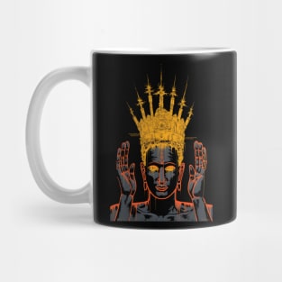 Basquiat Inspired Black King Mug